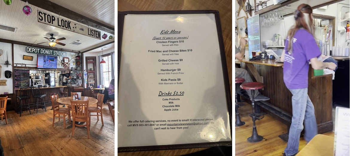 MountainView Station Menu